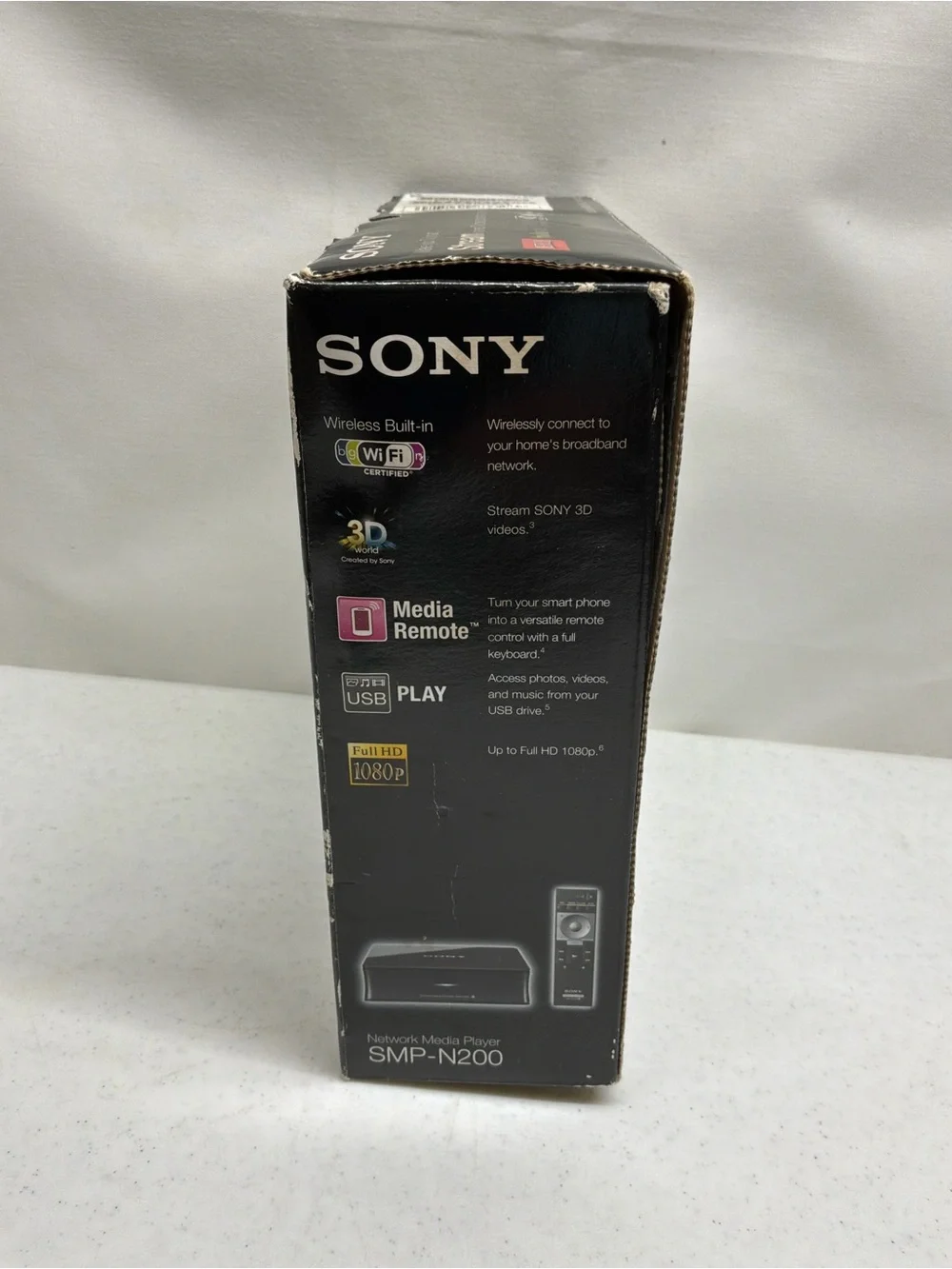 Sony Black Streaming Media Player (SMP-N200)